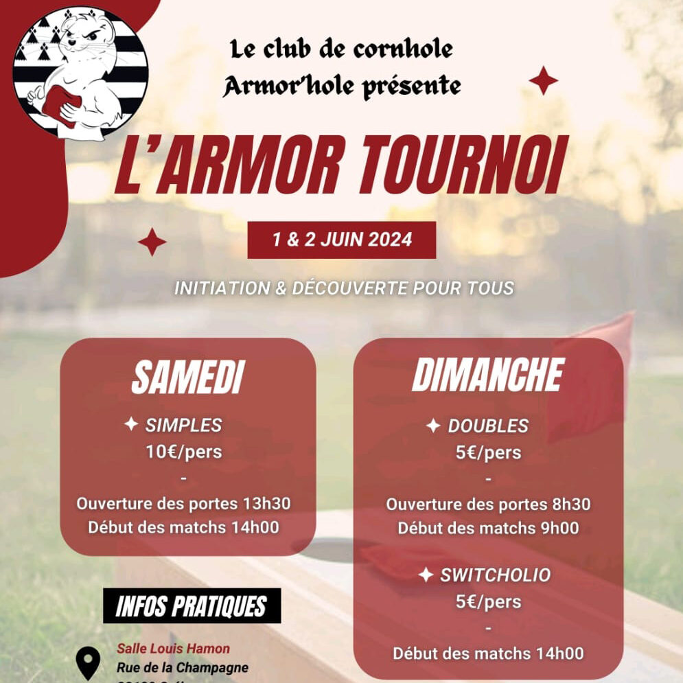 affiche Armor'Hole tournoi 2024-06