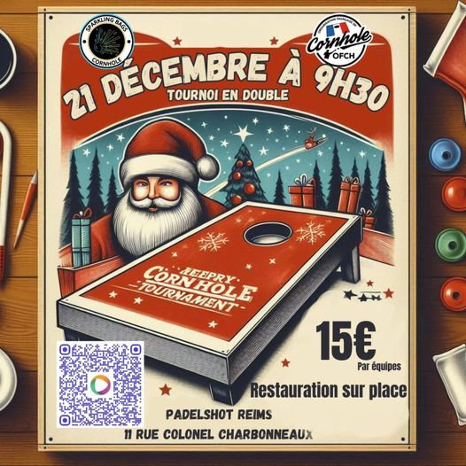 2024-12 affiche tournoi cornhole champagne